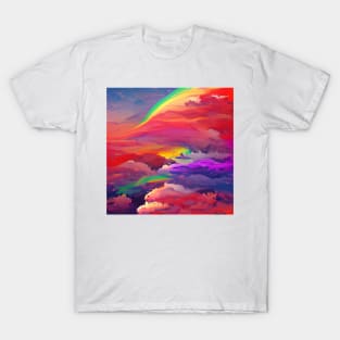 Aesthetic Rainbow Sky T-Shirt